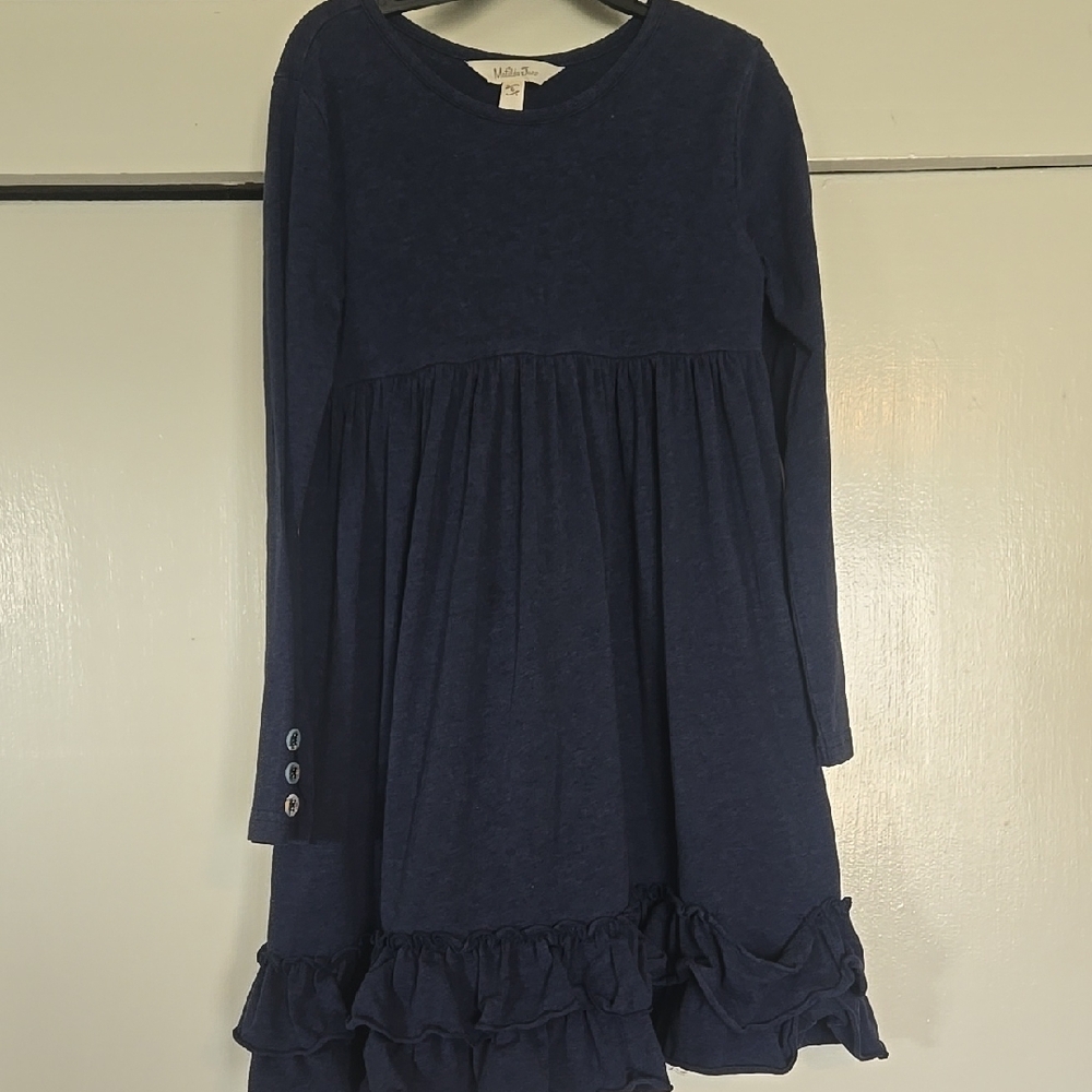 MJ Navy Blue Kids Dress